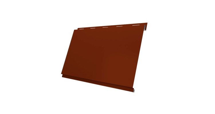 Вертикаль 0,2 classic 0.5 Satin с пленкой RAL 3009 оксидно-красный