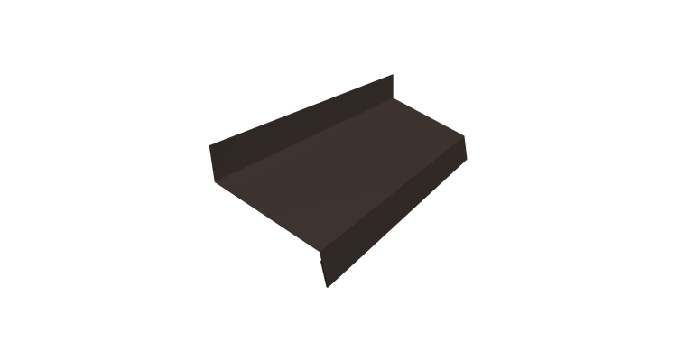 Отлив простой 50 0,45 Drap RR 32 темно-коричневый (2м)