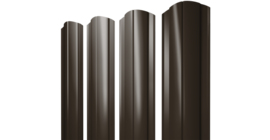 Штакетник Круглый фигурный 0,5 Atlas X RR 32 темно-коричневый