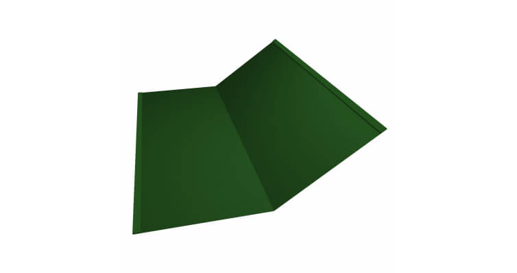 Планка ендовы нижней 300x300 0,45 PE с пленкой RAL 6002 лиственно-зеленый (2м)