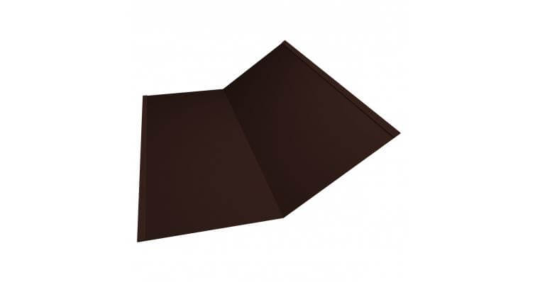 Планка ендовы нижней 300x300 0,5 GreenCoat Pural BT, RR 887 шоколадно-коричневый (2м)