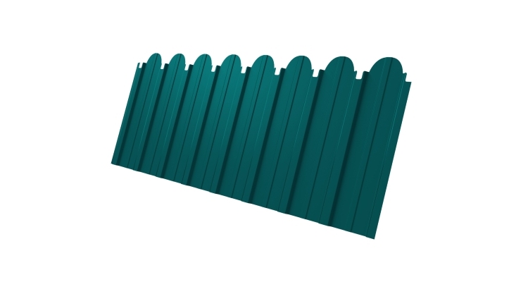 Профнастил С10A фигурный 0,45 PE RAL 5021 водная синь