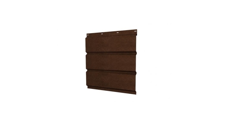 Софит металлический без перфорации 0,45 Print Elite с пленкой Antique Wood TwinColor