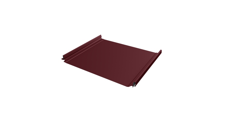 Кликфальц Pro Grand Line 0,45 PE с пленкой на замках RAL 3005 красное вино