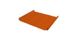 Кликфальц Pro Line Grand Line 0,45 PE с пленкой на замках RAL 2004 оранжевый