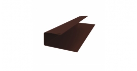 J-Профиль 12мм Drap RAL 8017 шоколад