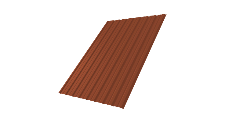 Профнастил С10В 0.45 Drap ST RAL 8004 терракота