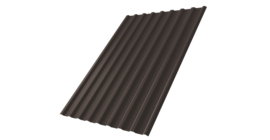 Профнастил С20R 0.45 Drap-double TX RR 32 темно-коричневый