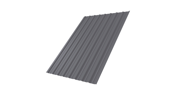 Профнастил С10A 0,5 Satin RAL 7004 сигнальный серый