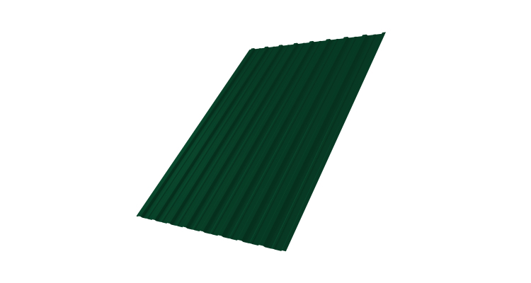 Профнастил С10A 0,7 PE RAL 6005 зеленый мох