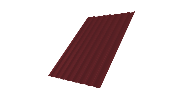 Профнастил С20В 0,7 PE RAL 3005 красное вино