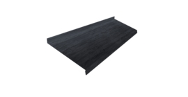 Отлив простой 200 0,45 Print Premium Grey Wood TwinColor (3м)