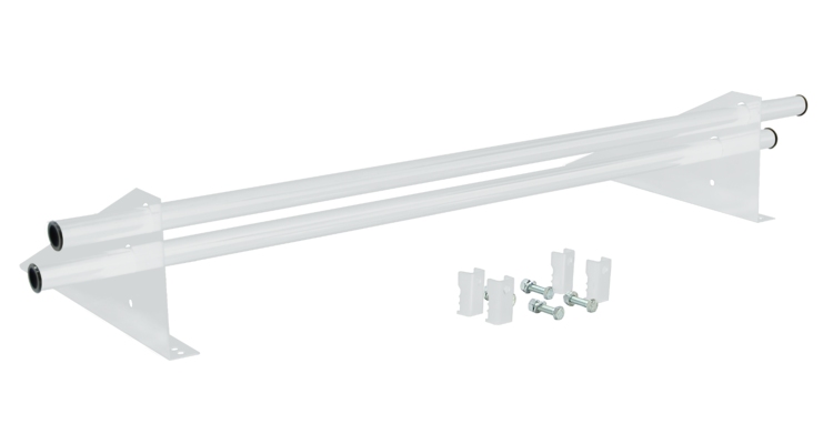 Снегозадержатель трубчатый для фальцевой кровли Optima RAL 9003 1м