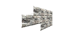 Сайдинг Металл Профиль Lбрус-XL-Н-14х335 (ECOSTEEL-01-Белый Камень ПР-0.5)