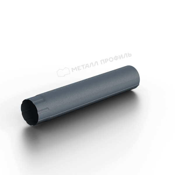 Труба водосточная Металл Профиль Foramina Freeze D100х3000 Grey
