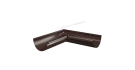 Угол желоба внутренний Металл Профиль GRANDSYSTEM D125х90 градусов RAL 8017