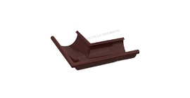 Угол желоба наружный Металл Профиль GRANDSYSTEM D125х90 градусов RAL 8017