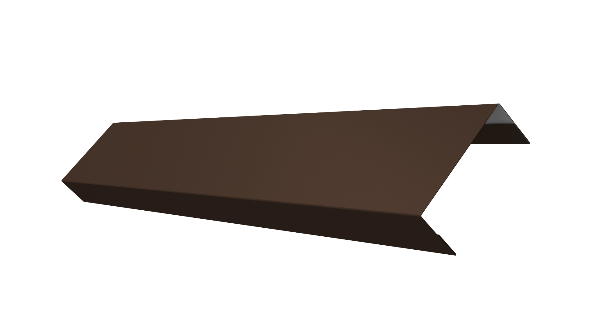 Ламель лицевая 50 забора жалюзи Texas 0.5 PurLite Matt с пленкой RAL 8017 шоколад