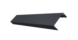 Ламель обратная 50 забора жалюзи Texas 0.5 Velur X с пленкой RAL 7024 мокрый асфальт