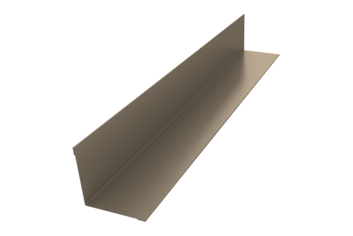 Угол внутренний 50х50 0,5 Satin с пленкой RAL 1015 светлая слоновая кость (2м)