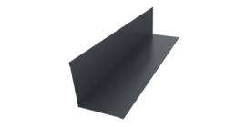 Угол внутренний 110х110 0,45 Drap TR RAL 7024 мокрый асфальт (2м)