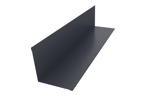 Угол внутренний 110х110 0,5 Satin Matt RAL 7024 мокрый асфальт (2м)