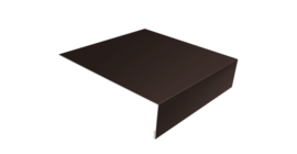 Планка лобовая/околооконная простая 190х50 0,45 PE с пленкой RR 32 темно-коричневый (3м)