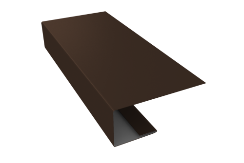 J-Профиль 18мм 0,5 Satin Matt RAL 8017 шоколад (2м)