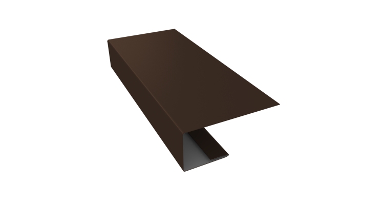 J-Профиль 18мм 0,5 Drap TX RAL 8017 шоколад (2м)