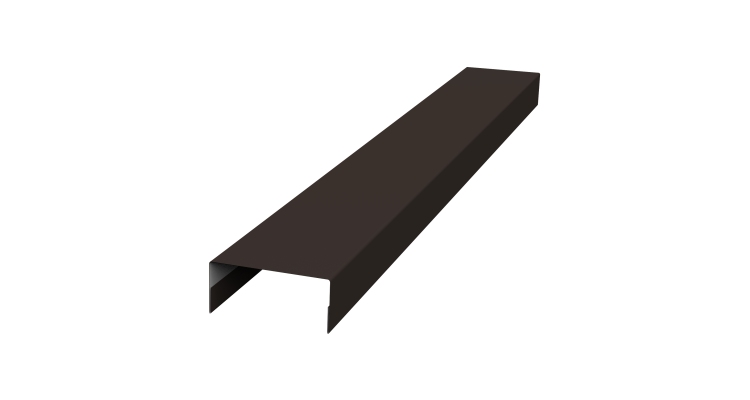 Крышка 30х20 жалюзи Texas 0,45 Drap TR RR 32 темно-коричневый (3м)