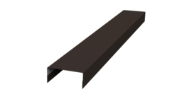 Крышка 30х20 жалюзи Texas 0,45 PE-Double RR 32 темно-коричневый (2м)