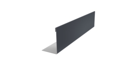 Нащельник 125 Texas 25х35 0,5 Drap RAL 7024 мокрый асфальт (L2,0)